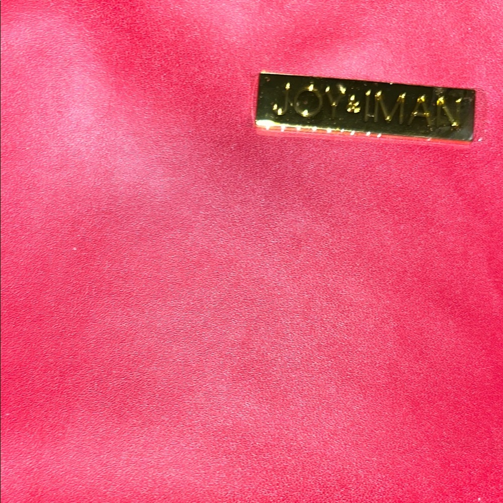 Joy & Iman Cherry Red Leather Crossbody Bag - Picture 2 of 12